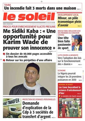 Edition du 31 juillet 2014
