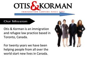 Otis & Korman Immigration Law Firm in Toronto