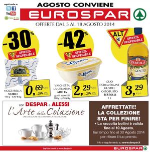 Volantino Eurospar 5-18 agosto 