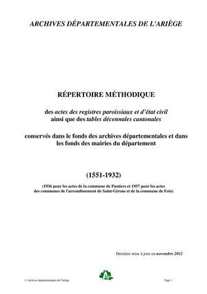 Répertoire méthodique - Version juillet 2014