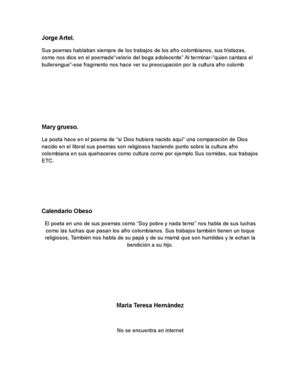 Cuadro Comparativo De Poesia