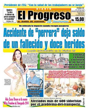 DIARIO EL PROGRESO EDICIÓN DIGITAL 06-08-2014