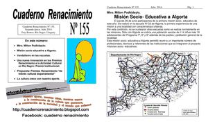 Cuaderno Renacimiento Nº 155, julio 2014