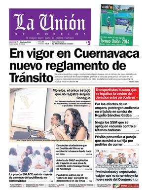 La Unión de Morelos 07 Agosto 2014