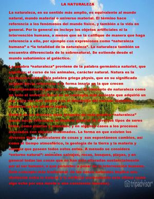 la naturaleza