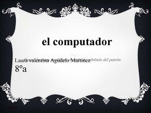 El computador