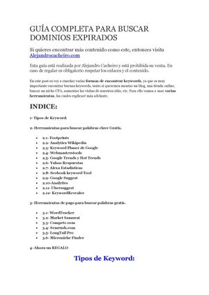 Guía completa para buscar palabras clave