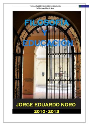 169. CURSO DE FILOSOFIA Y EDUCACIÓN