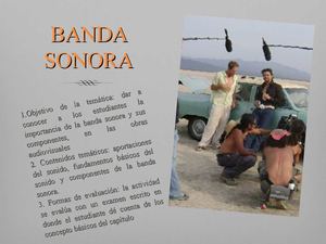 Material didáctico: Banda sonora