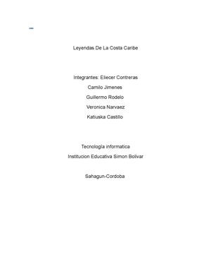 Leyendas De La Costa Caribe