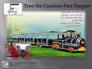 Trenes sin Rieles para Plazas y Parques