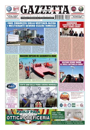 Gazzetta del Sulcis Iglesiente N° 681 del 3 Luglio 2014