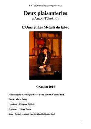 Deux plaisanteries d'Anton Tchekhov