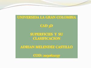 Cad 3d Superficies Adrian Melendez
