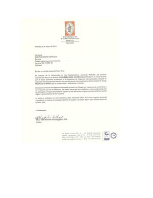 Carta de Felicitación 