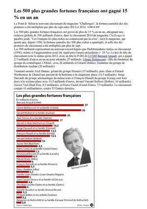 plus grosse fortune France