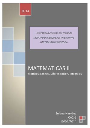 Portafolio Matemáticas 2014
