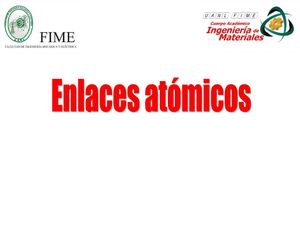 Enlaces Atómicos en Cerámicos