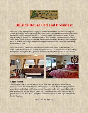 Hillside House Bed and Breakfast