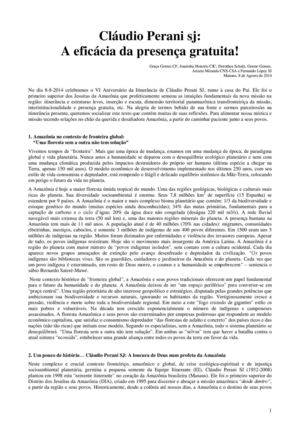 Equipes itinerantes na Amazônia