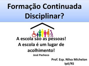Disciplinar: Diferentes Contextos