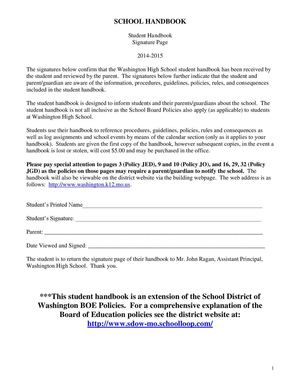 WHS Student Handbook