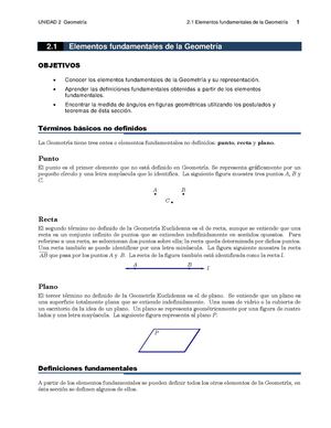 fundamentos de geometria