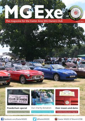 Exeter MGOC MG Exe Magazine August 2014