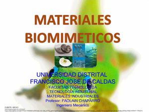Materiales biomiméticos