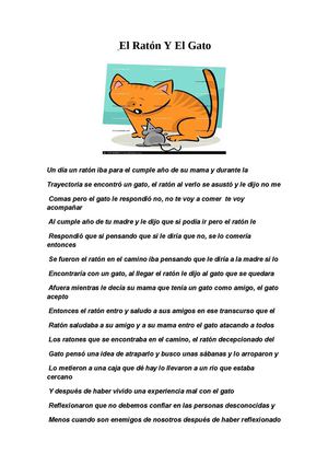 El Ratón Y El Gato