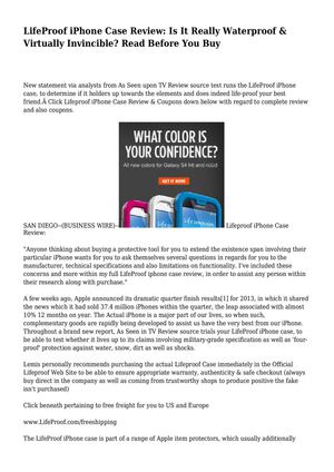 LifeProof iPhone Case Review: Is It Really Waterproof & Virtually Invincible? Read Before You Buy