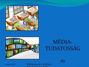 Médiatudatosságra nevelés