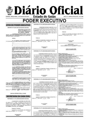 Diário Oficial 12/08/2014