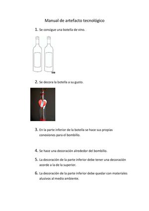 manual de artefacto tecnologico