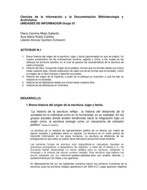 La historia de la escritura, el libro, imprenta y bibliotecas