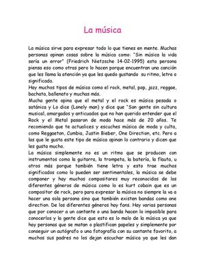 La música