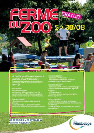 Animations août Ferme du zoo