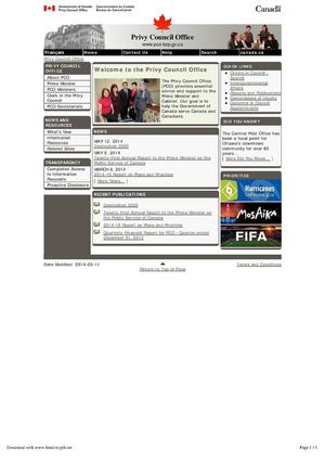 Islam in Canada's Privy Council Office (14 August 2014)