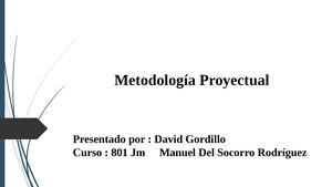 Metodologia Proyectual
