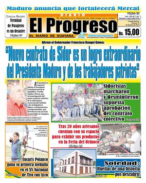 DIARIO EL PROGRESO EDICIÓN DIGITAL 15-08-2014