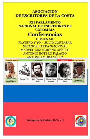 XII PARLAMENTO NACIONAL DE ESCRITORES DE COLOMBIA: CONFERENCIAS
