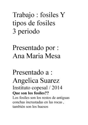 FOSILES