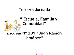 Jornadas Escuela, Familia y Comunidad