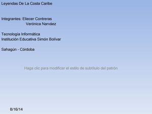 Leyendas De La Region Caribe 