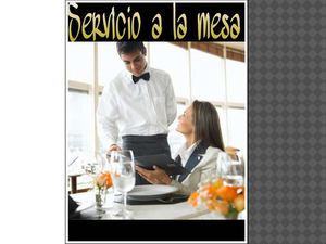 Servicio a la mesa