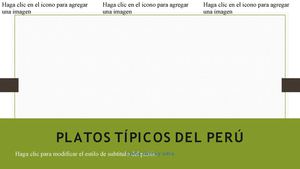 platos tipicos del perú