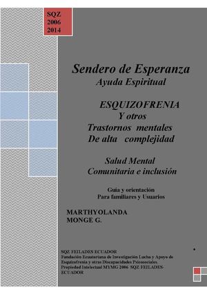 Trastornos metales de Alta Complejidad y Ayuda Espiritual