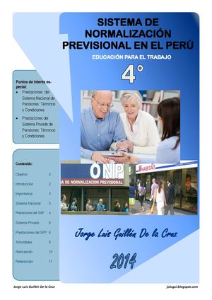 Sistema Previsional en el Perú