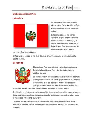 simbolos patrios del peru