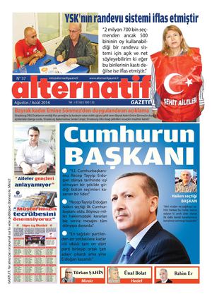 Alternatif Gazete Ağustos / Août 2014